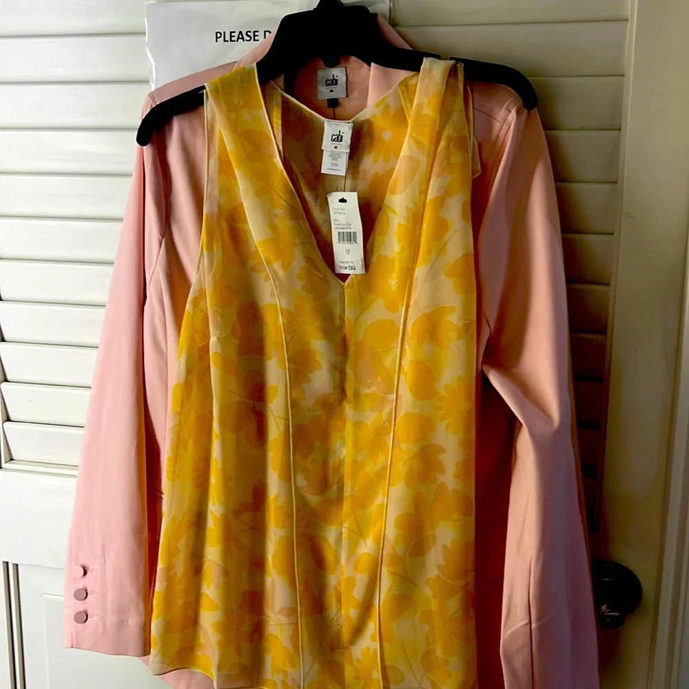 Last One. * | CAbi Front Porch Top/Scarf; Style 5726 - Picture 8 of 8